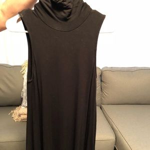 Lulu’s Black turtleneck swing dress
